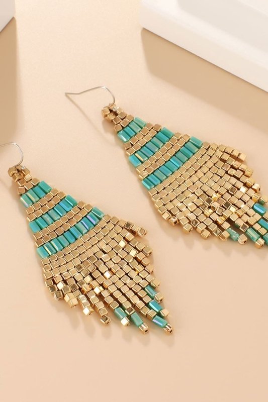 Beaded Dangle Earrings - ShalayeFashion