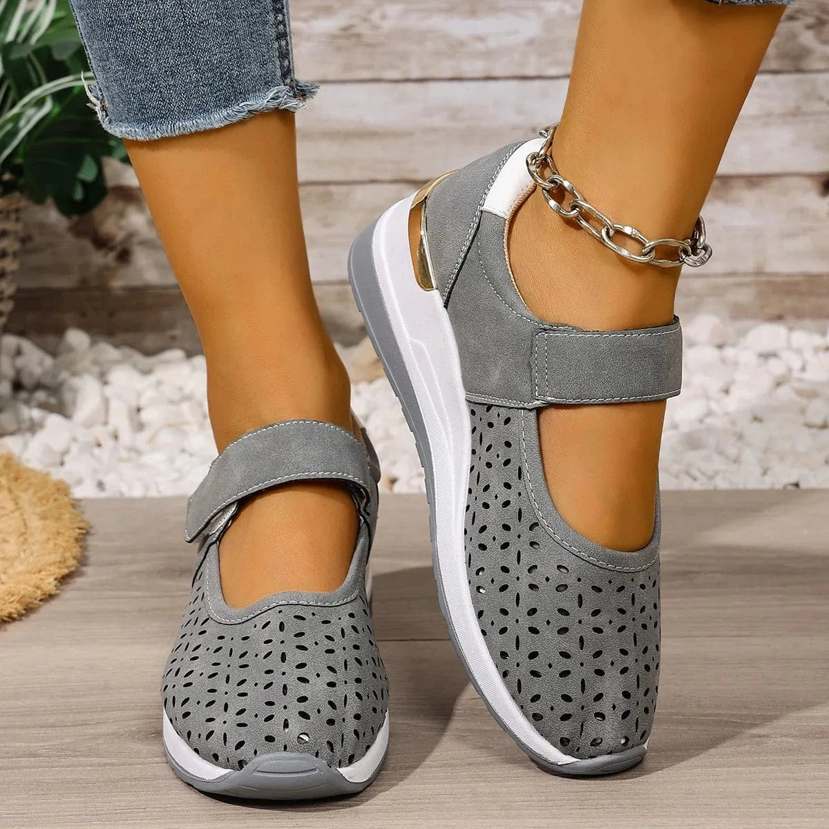 Breathable Wedge Sandals - ShalayeFashion
