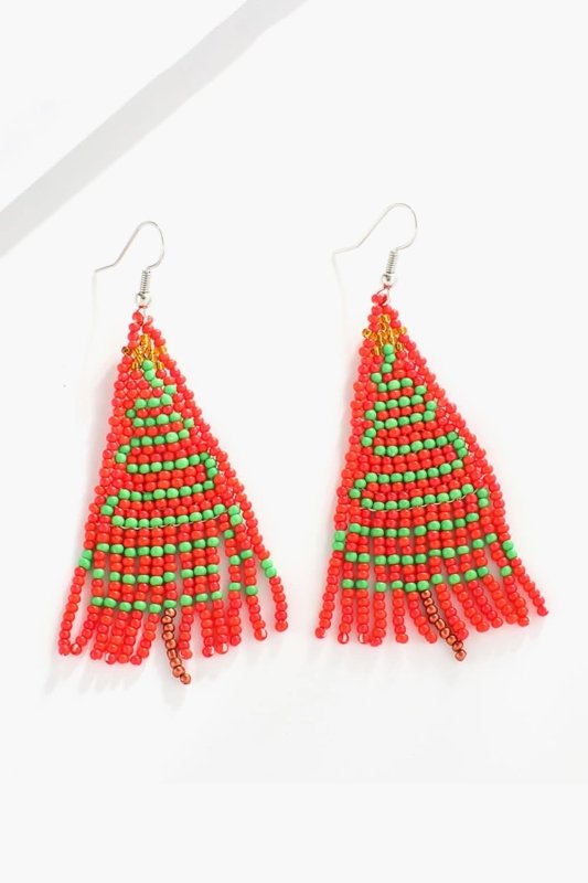 Christmas Beaded Earrings - ShalayeFashion