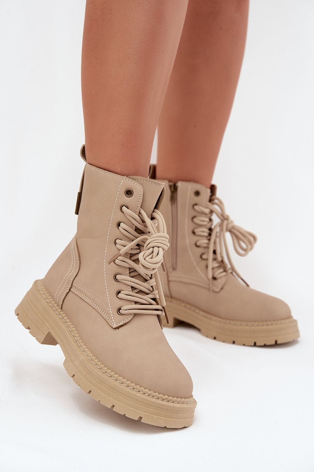 Eco Leather Foam Insole Boots Women - ShalayeFashion