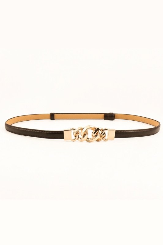 PU Skinny Belt - ShalayeFashion