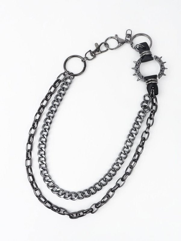 Punk Aluminium Chain Belt - ShalayeFashion