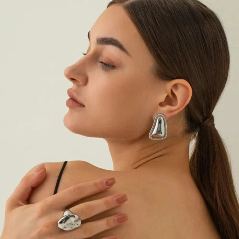 Stainless Steel Stud Earrings - ShalayeFashion
