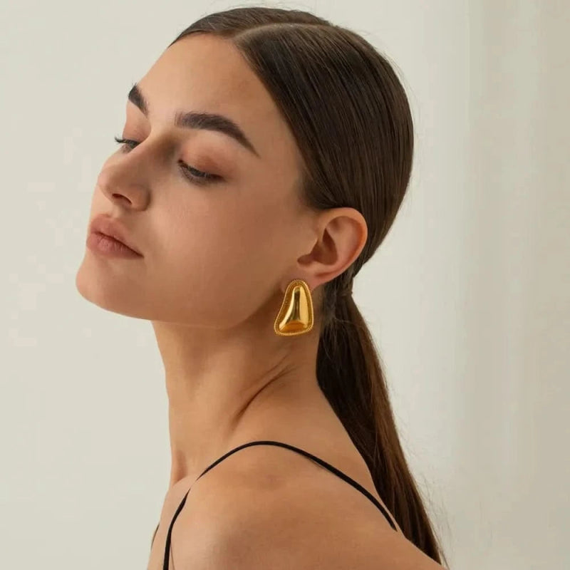 Stainless Steel Stud Earrings - ShalayeFashion
