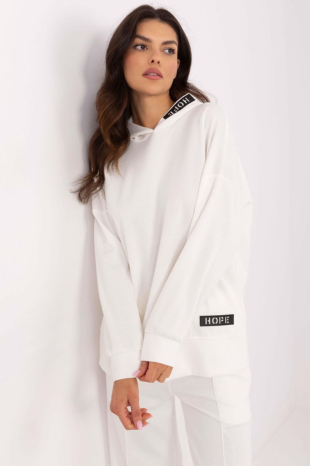 Women Hooded Sweatshirt Patches - ShalayeFashion