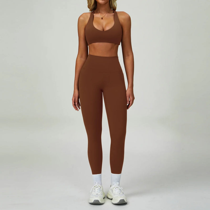 2 - 3PCS Yoga Suit Women Tracksuit - ShalayeFashion