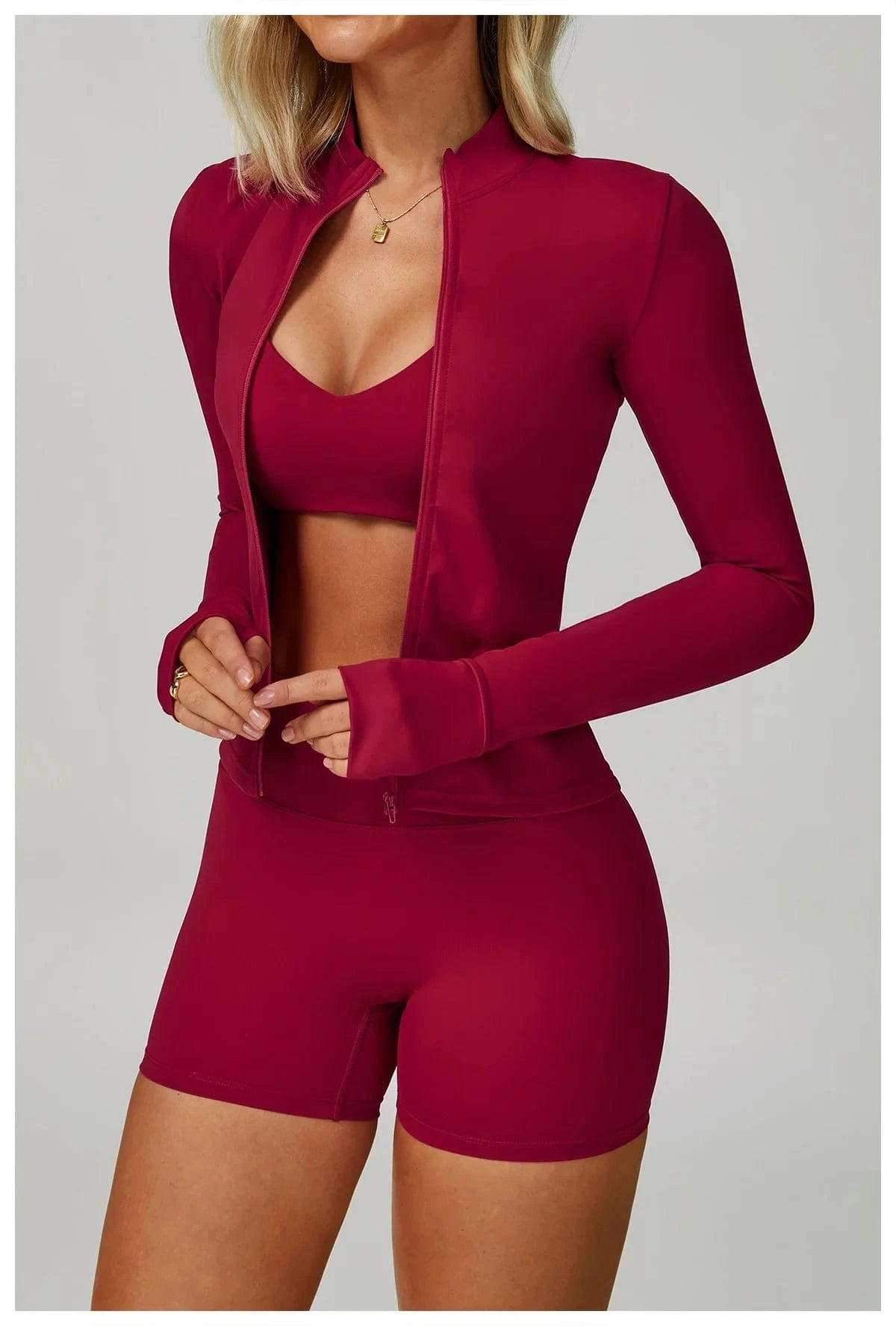 2 - 3PCS Yoga Suit Women Tracksuit - ShalayeFashion