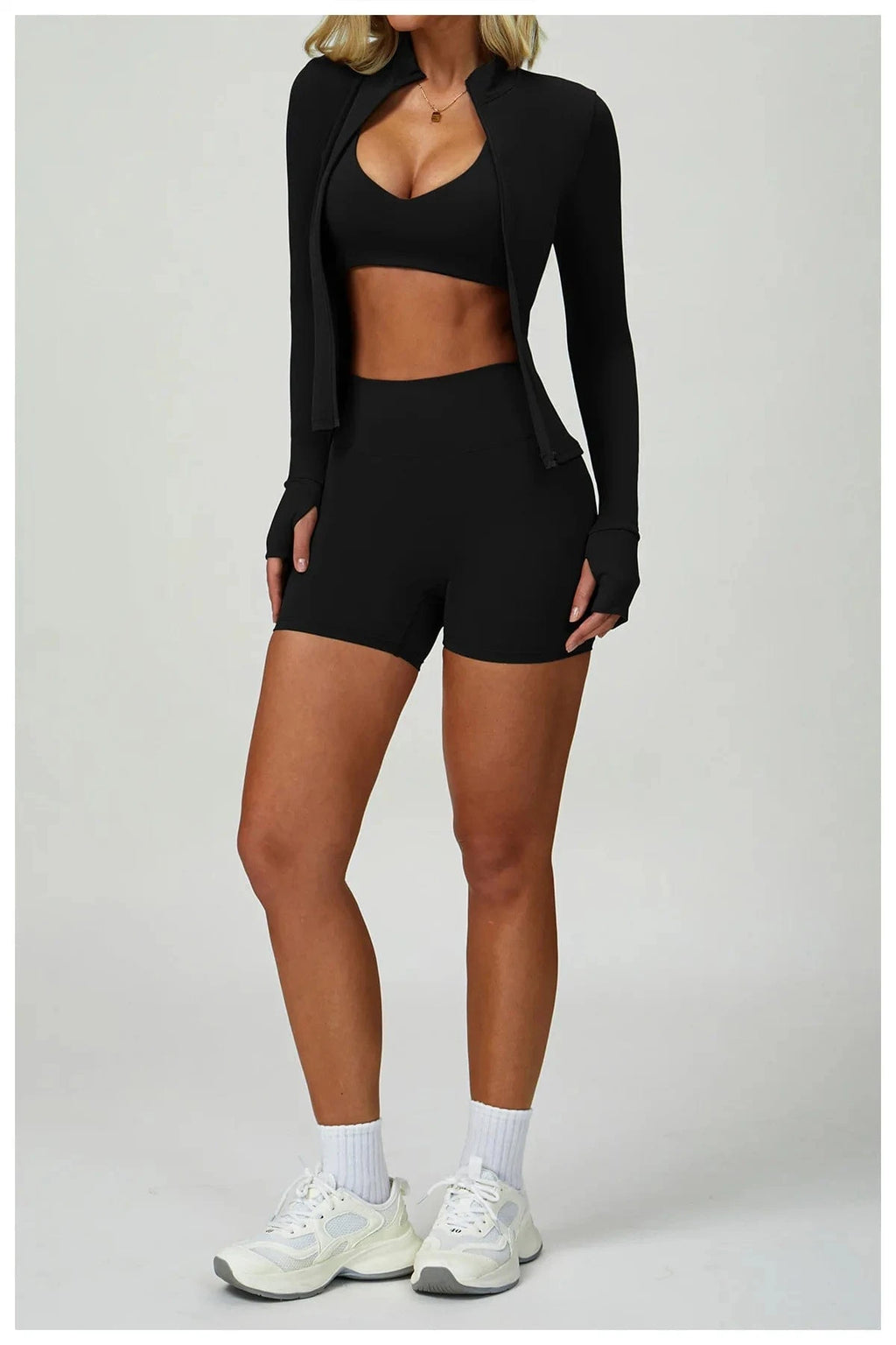 2 - 3PCS Yoga Suit Women Tracksuit - ShalayeFashion