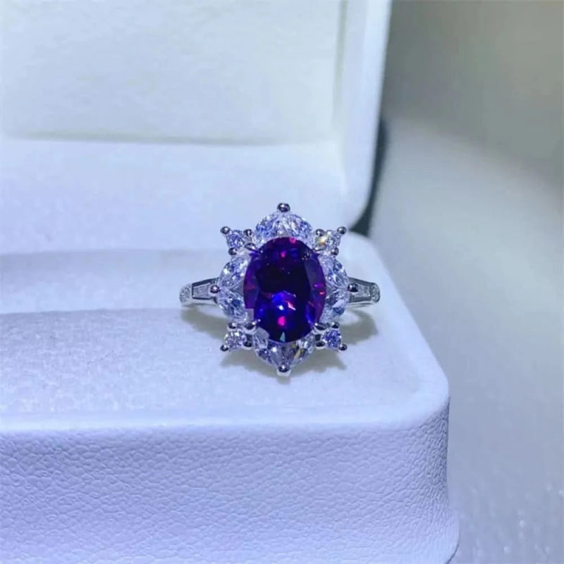2 Carat Moissanite 925 Sterling Silver Ring - ShalayeFashion