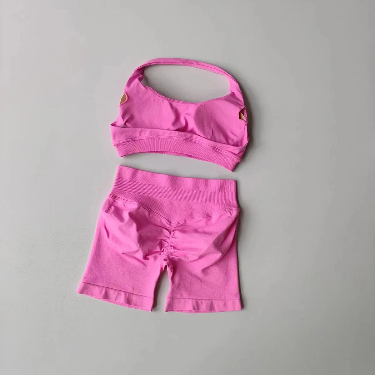 2 Pieces Yoga Suit Women Halter - ShalayeFashion