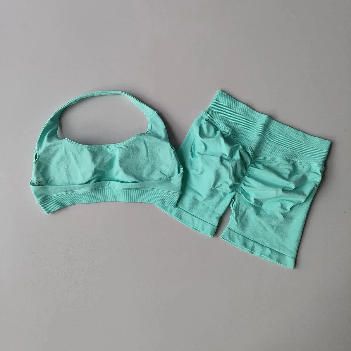 2 Pieces Yoga Suit Women Halter - ShalayeFashion