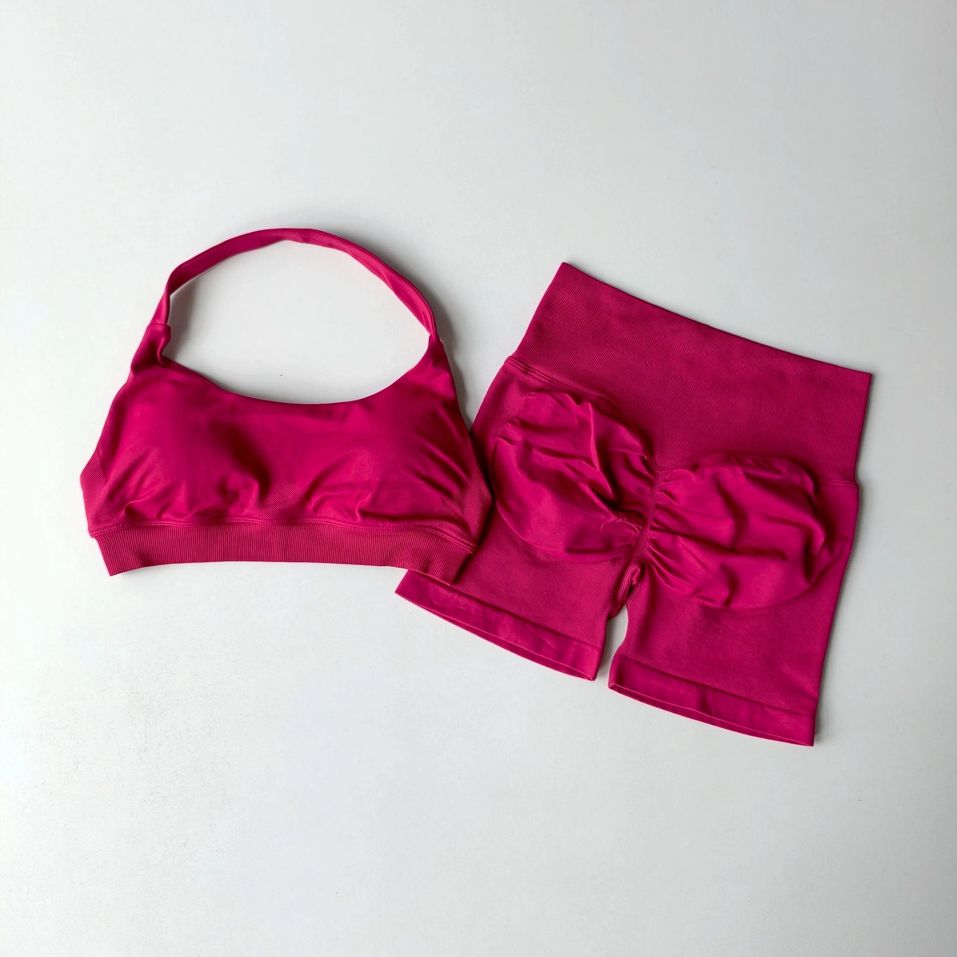 2 Pieces Yoga Suit Women Halter - ShalayeFashion