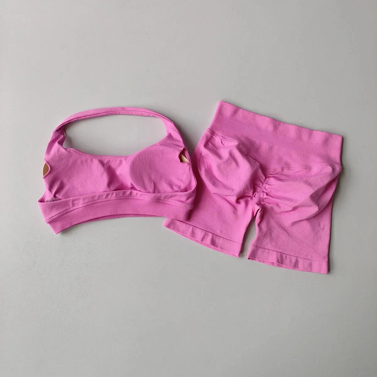 2 Pieces Yoga Suit Women Halter - ShalayeFashion