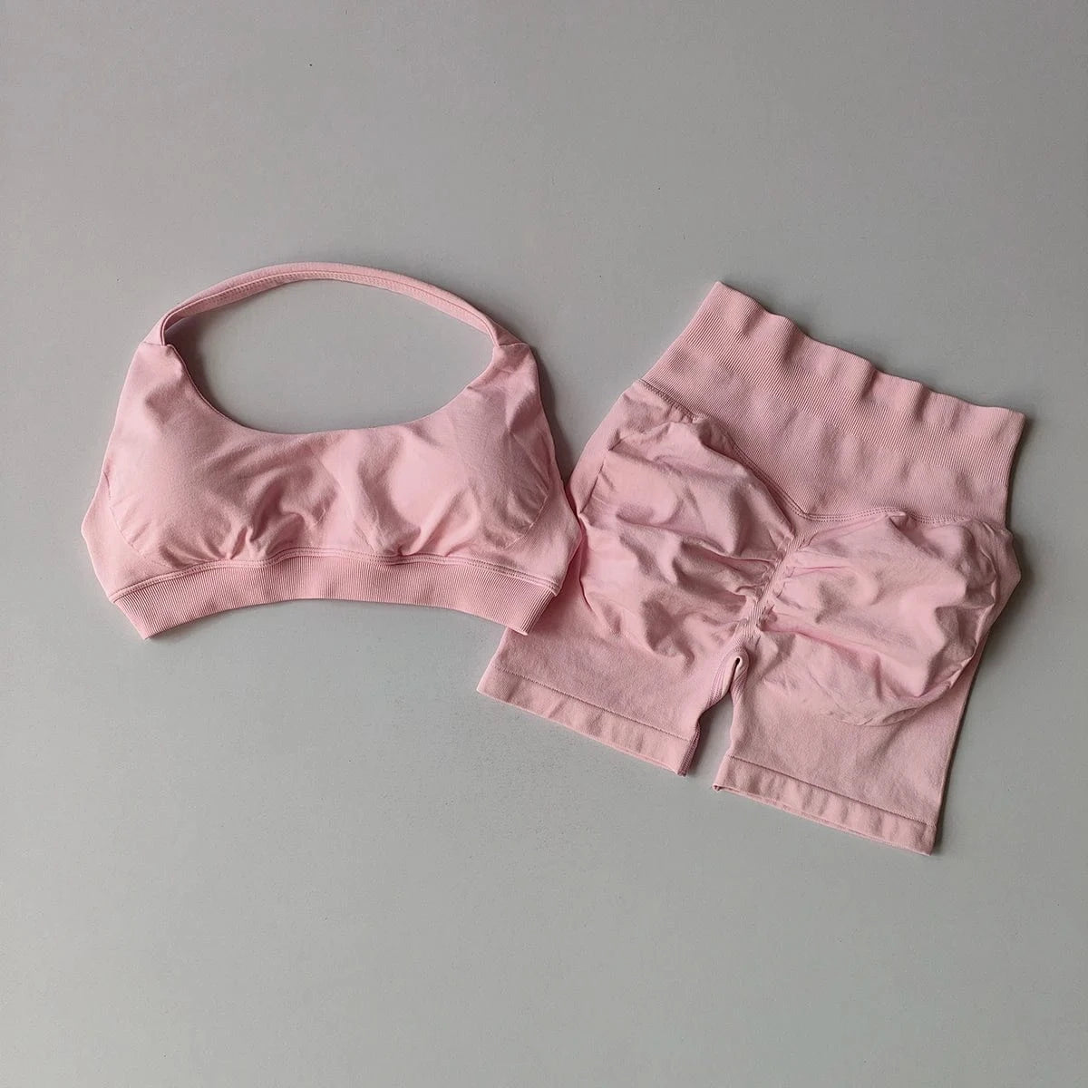 2 Pieces Yoga Suit Women Halter - ShalayeFashion