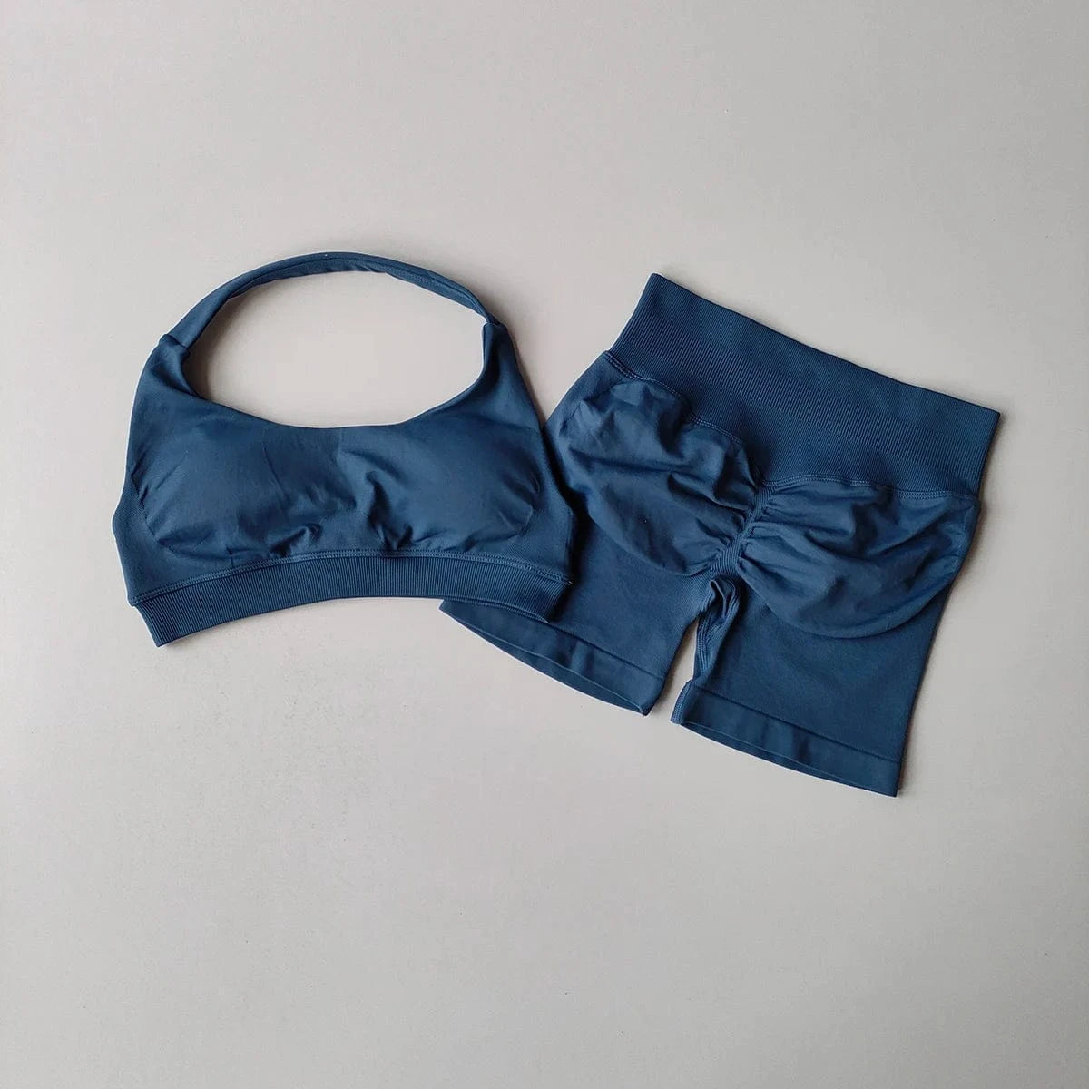 2 Pieces Yoga Suit Women Halter - ShalayeFashion