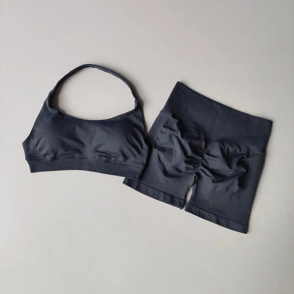 2 Pieces Yoga Suit Women Halter - ShalayeFashion