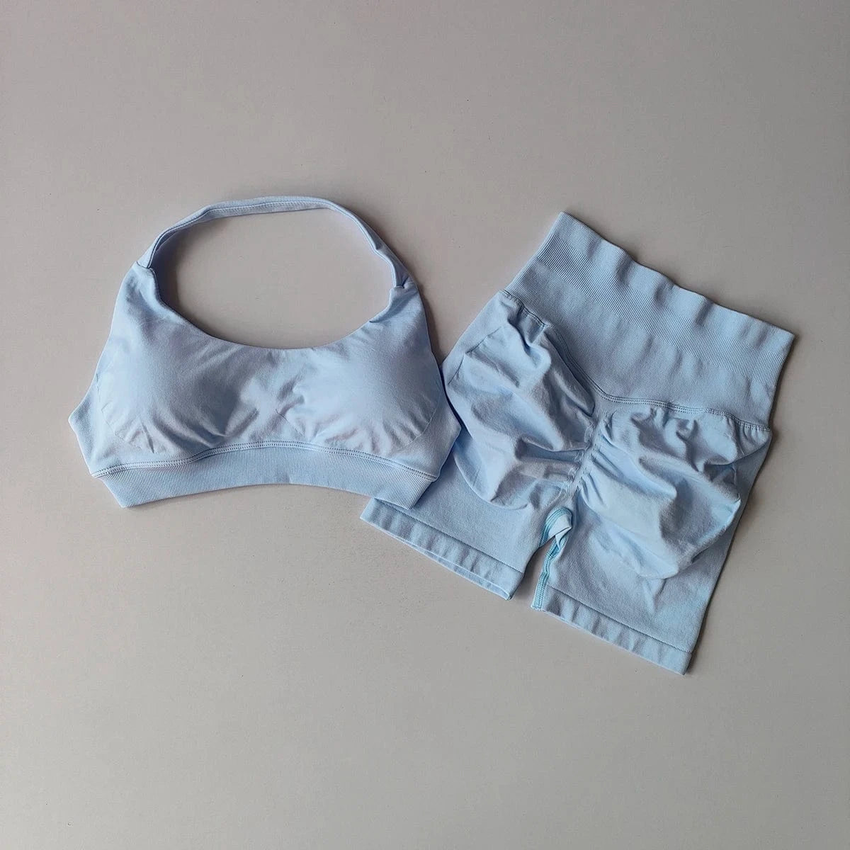 2 Pieces Yoga Suit Women Halter - ShalayeFashion