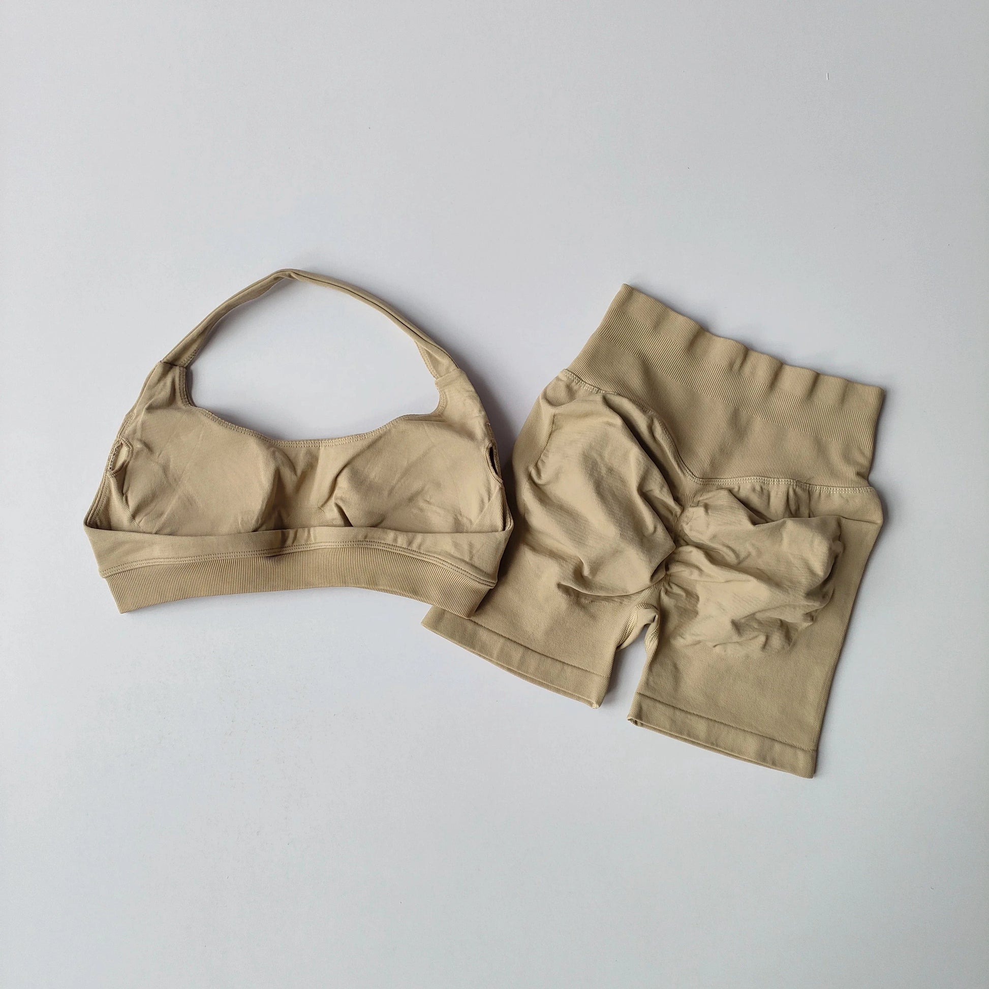 2 Pieces Yoga Suit Women Halter - ShalayeFashion