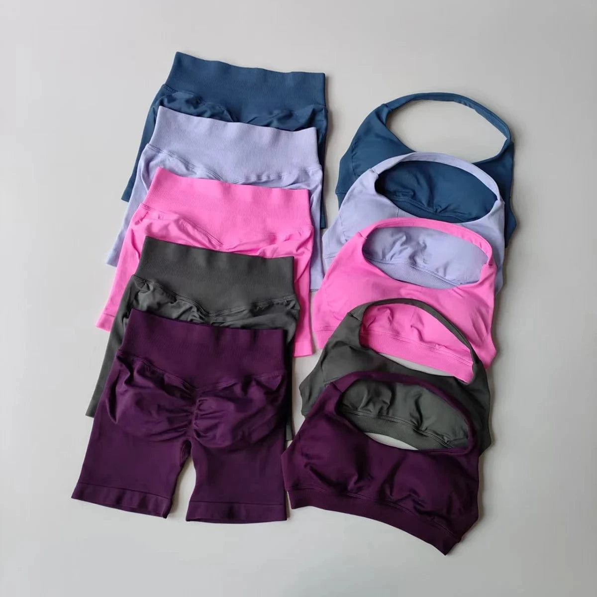 2 Pieces Yoga Suit Women Halter - ShalayeFashion