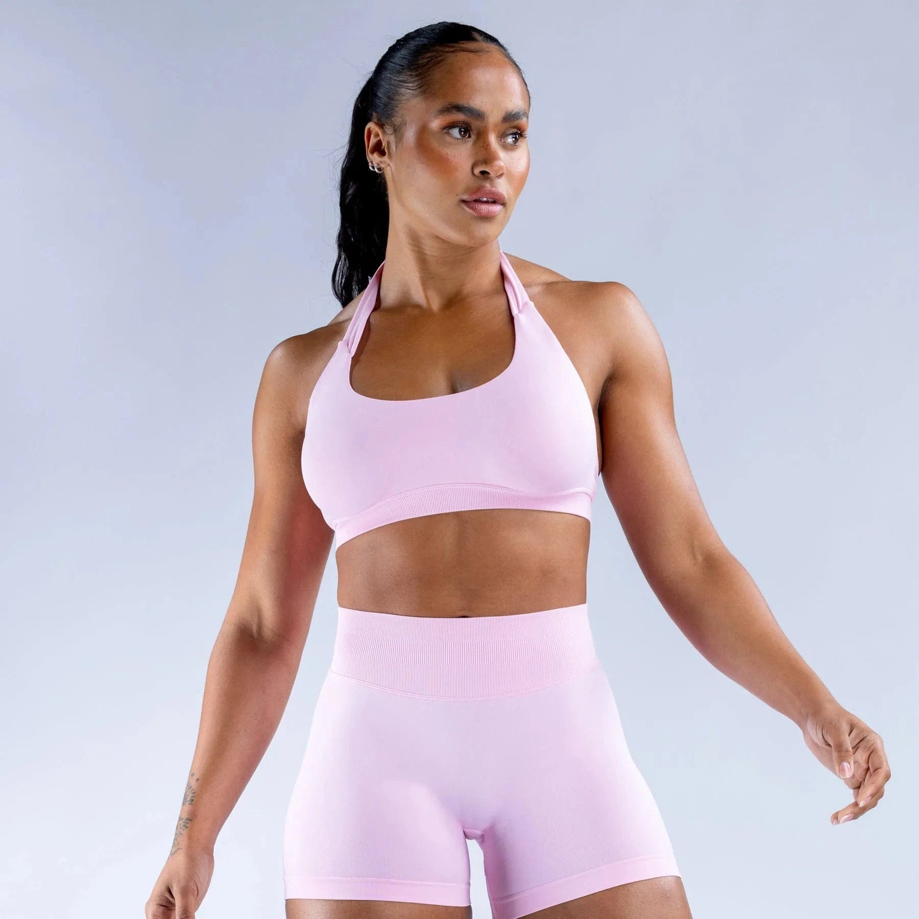 2 Pieces Yoga Suit Women Halter - ShalayeFashion