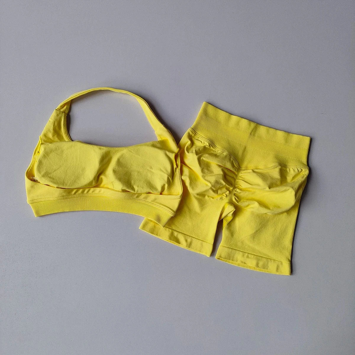 2 Pieces Yoga Suit Women Halter - ShalayeFashion