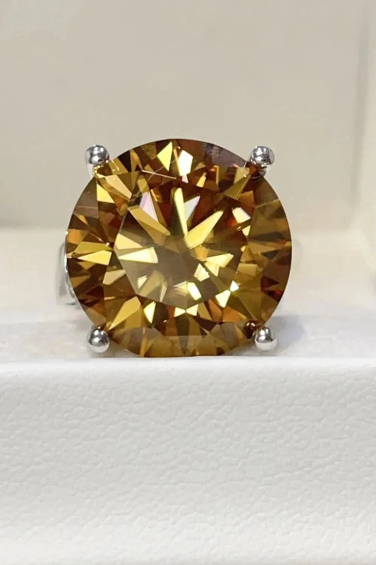 20 Carat Moissanite 925 Sterling Silver Ring - ShalayeFashion