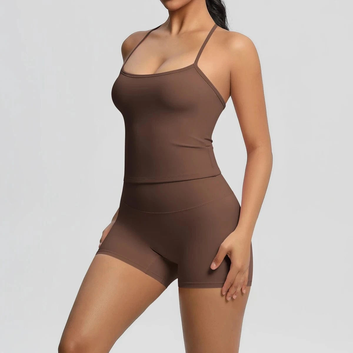 2PCS Yoga Set Women Nude Feeling - ShalayeFashion