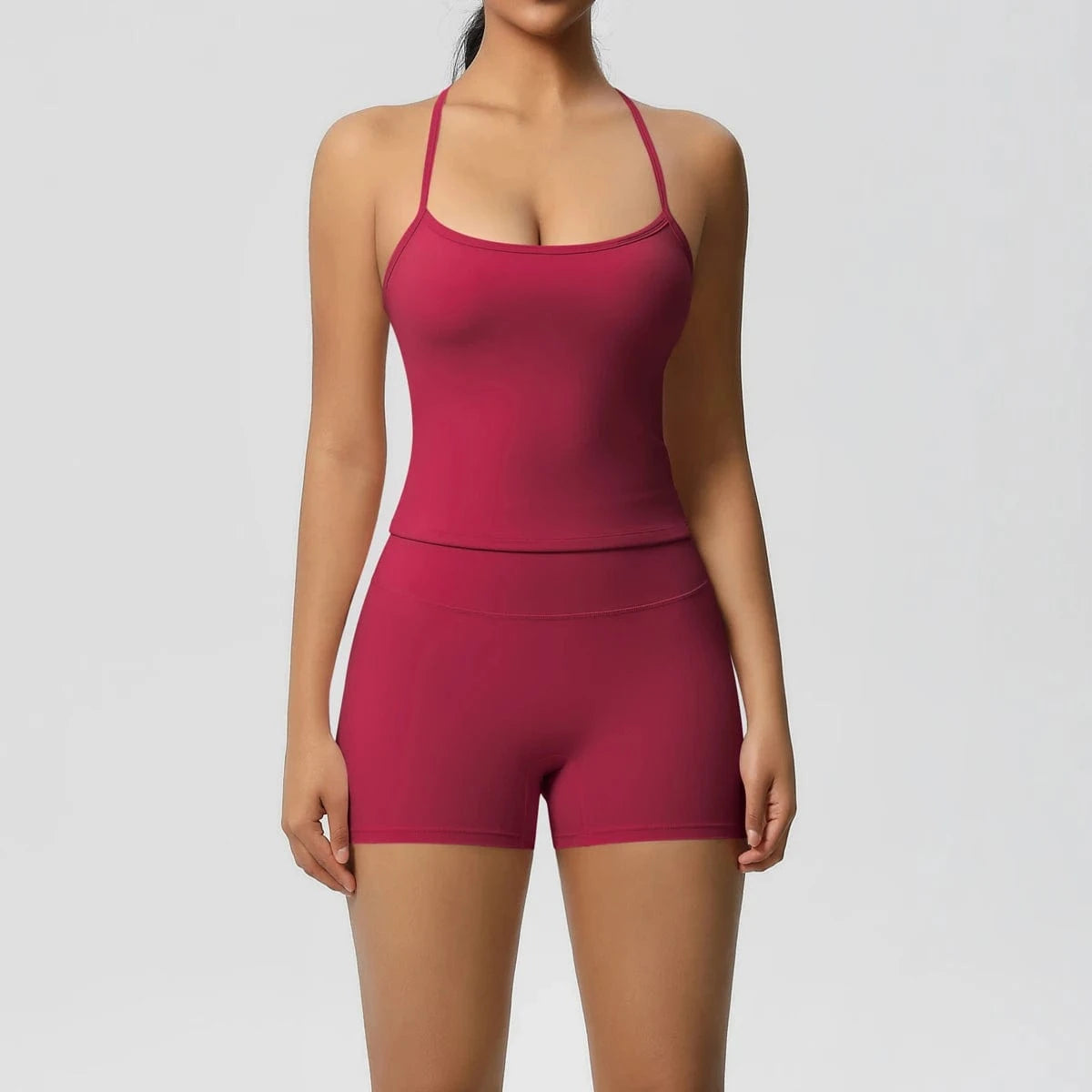 2PCS Yoga Set Women Nude Feeling - ShalayeFashion