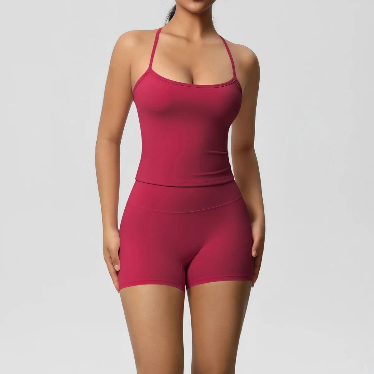 2PCS Yoga Set Women Nude Feeling - ShalayeFashion