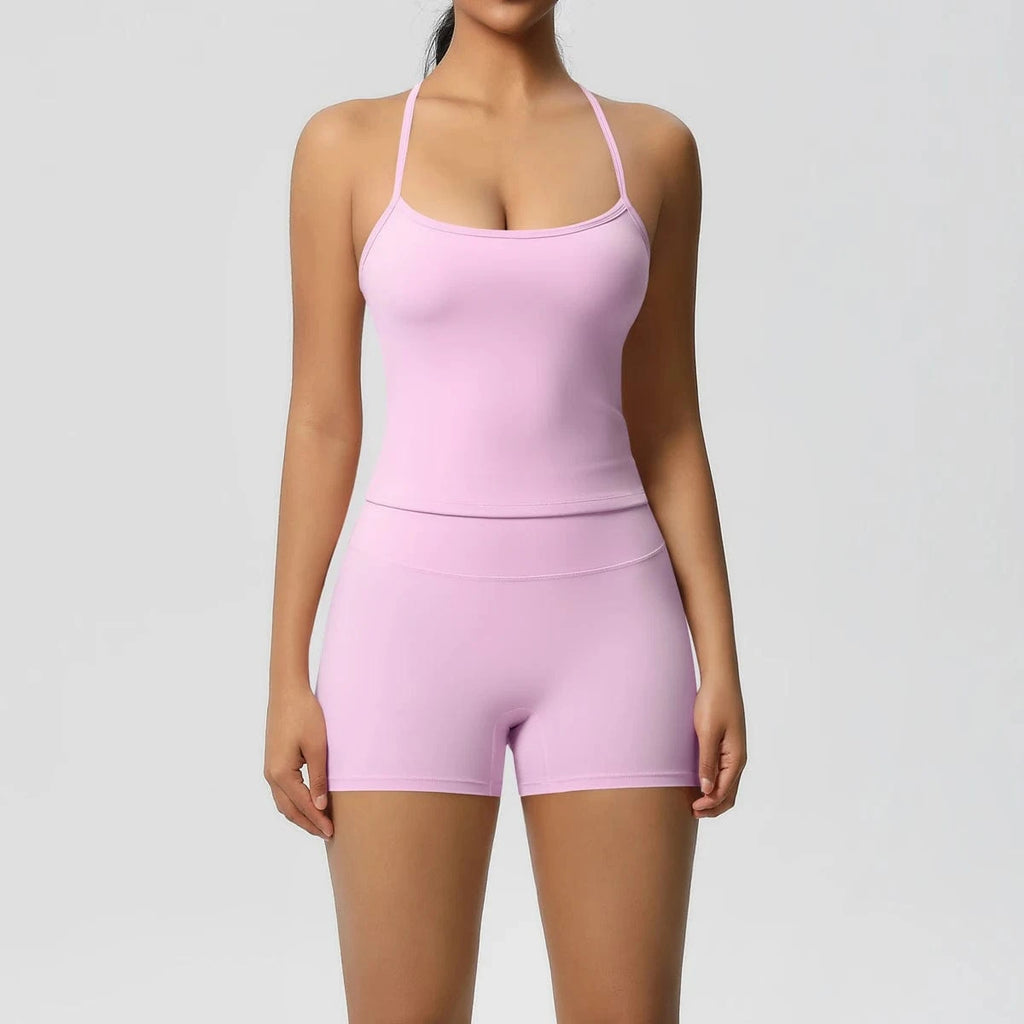 2PCS Yoga Set Women Nude Feeling - ShalayeFashion