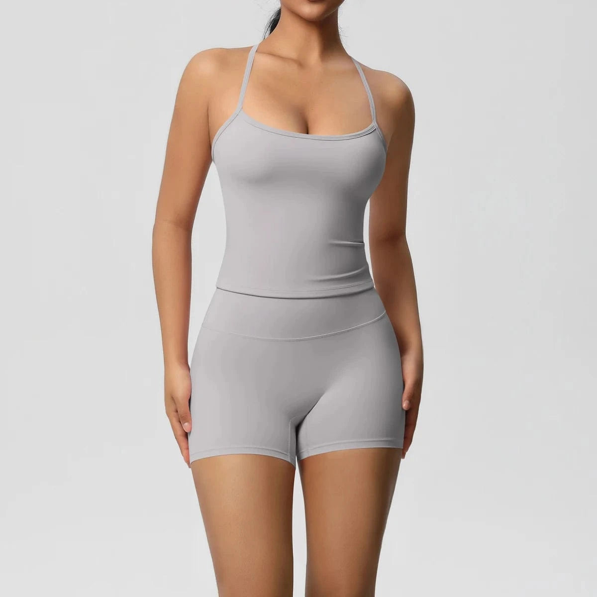 2PCS Yoga Set Women Nude Feeling - ShalayeFashion