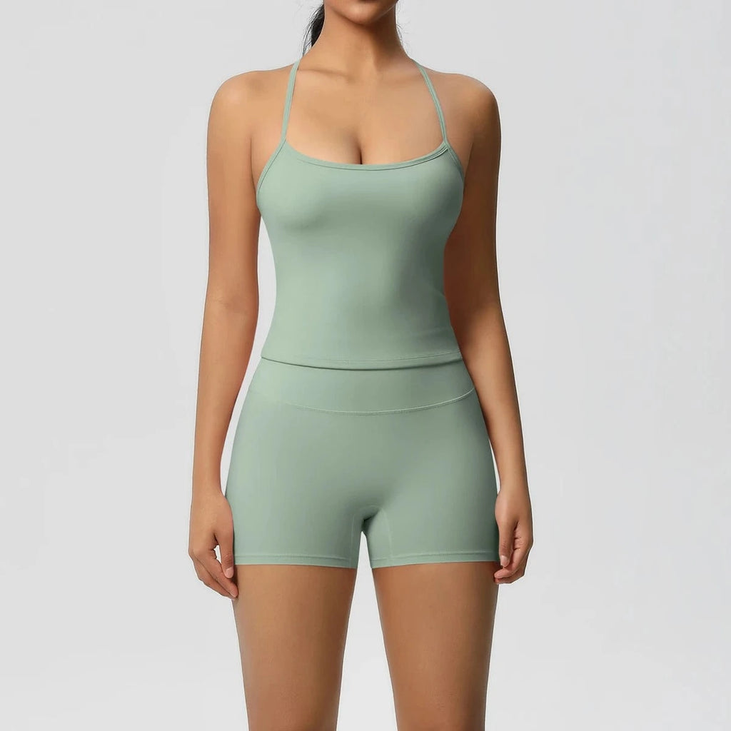 2PCS Yoga Set Women Nude Feeling - ShalayeFashion