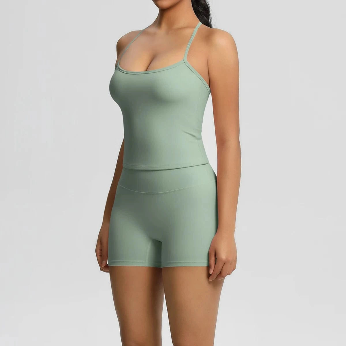 2PCS Yoga Set Women Nude Feeling - ShalayeFashion