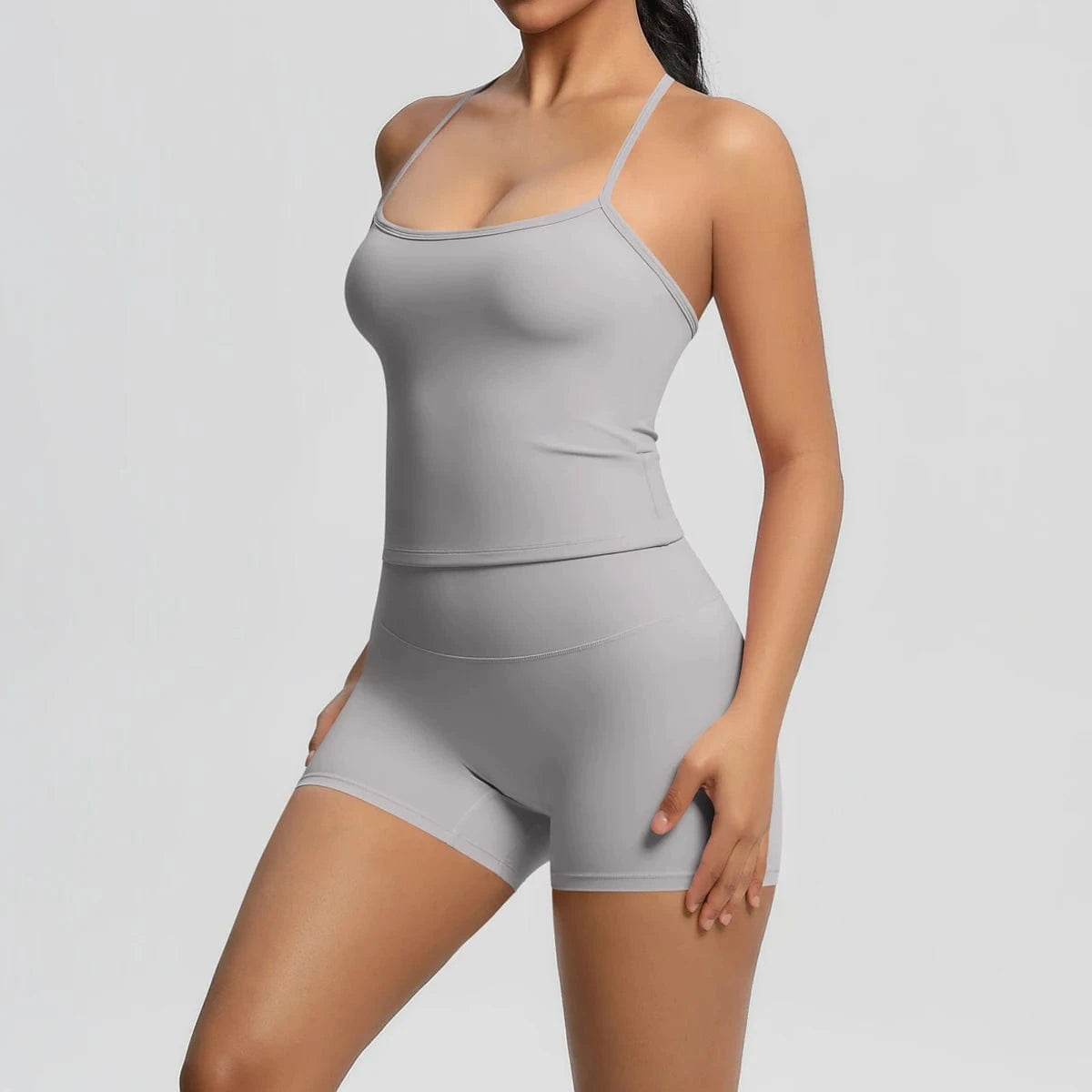 2PCS Yoga Set Women Nude Feeling - ShalayeFashion