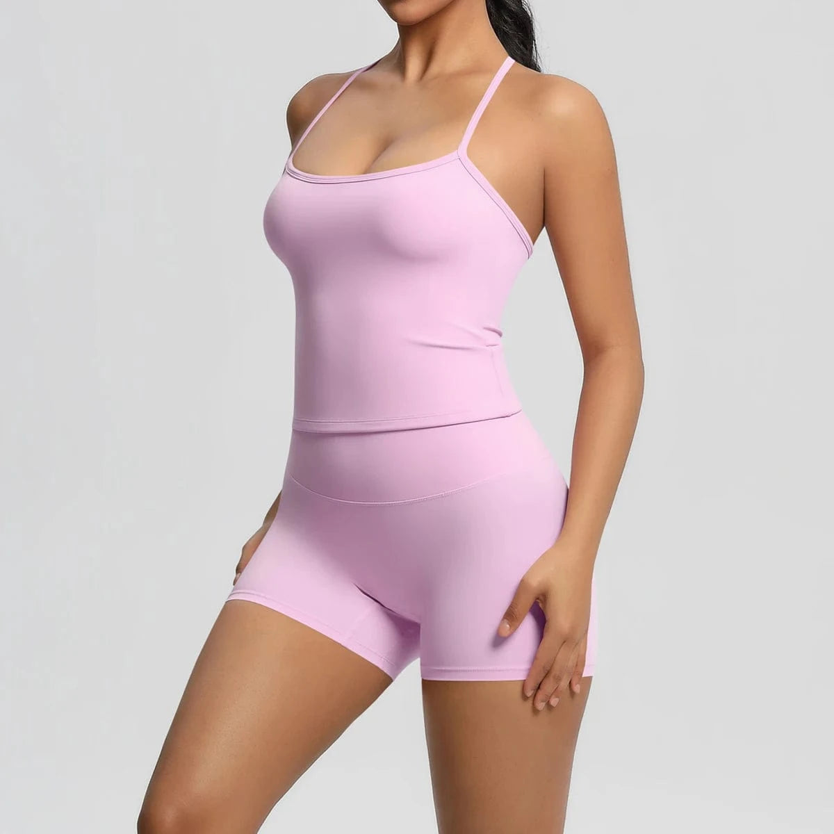 2PCS Yoga Set Women Nude Feeling - ShalayeFashion