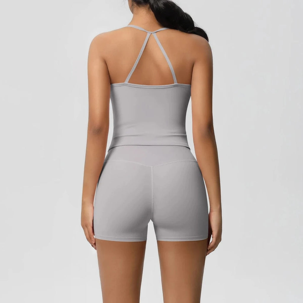 2PCS Yoga Set Women Nude Feeling - ShalayeFashion