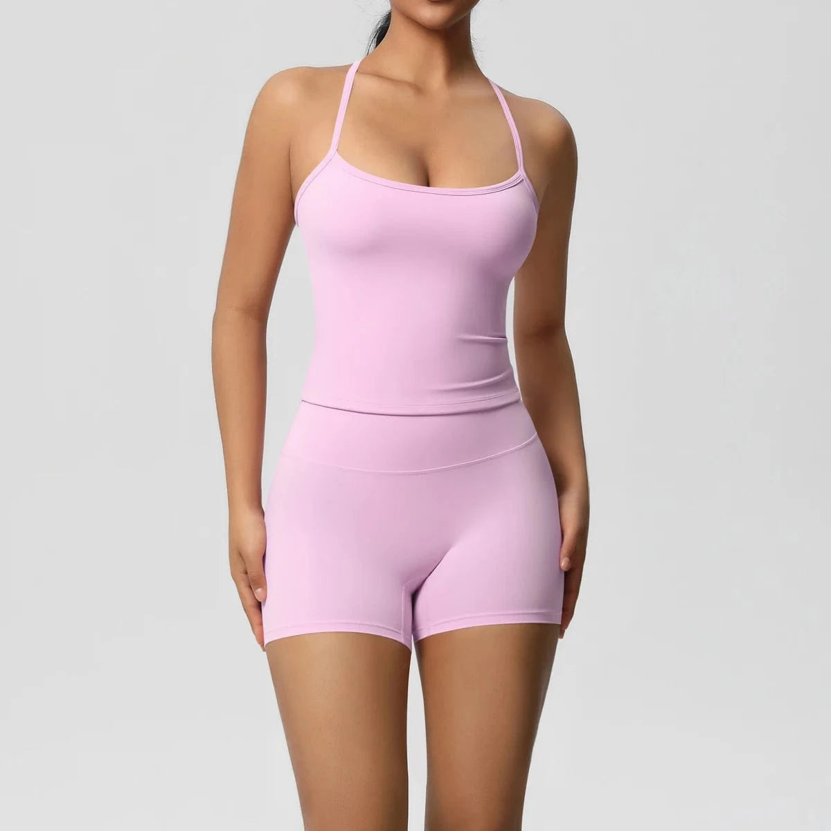 2PCS Yoga Set Women Nude Feeling - ShalayeFashion
