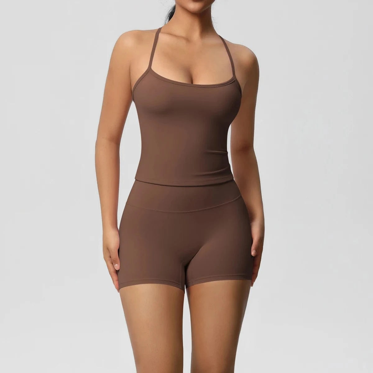 2PCS Yoga Set Women Nude Feeling - ShalayeFashion