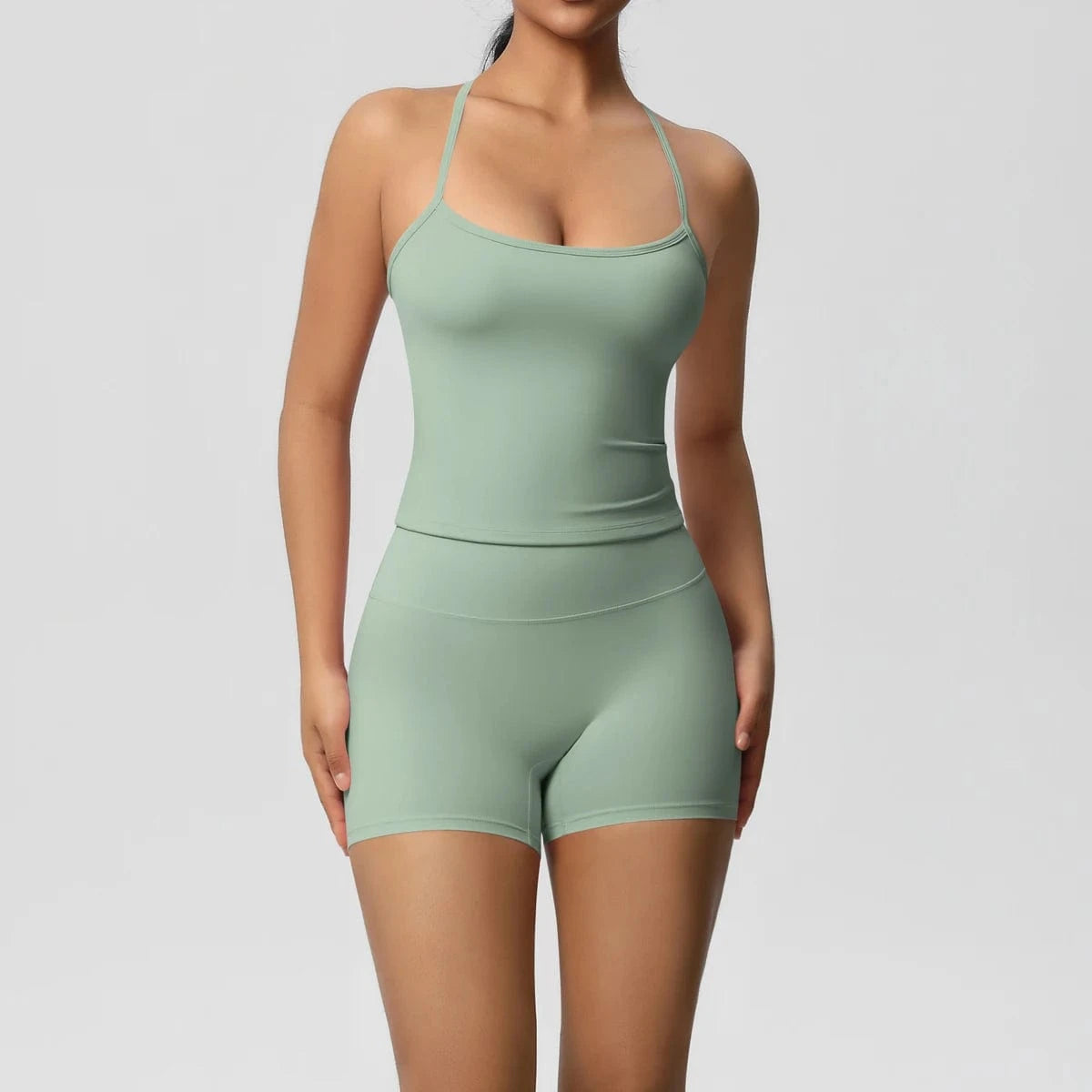 2PCS Yoga Set Women Nude Feeling - ShalayeFashion