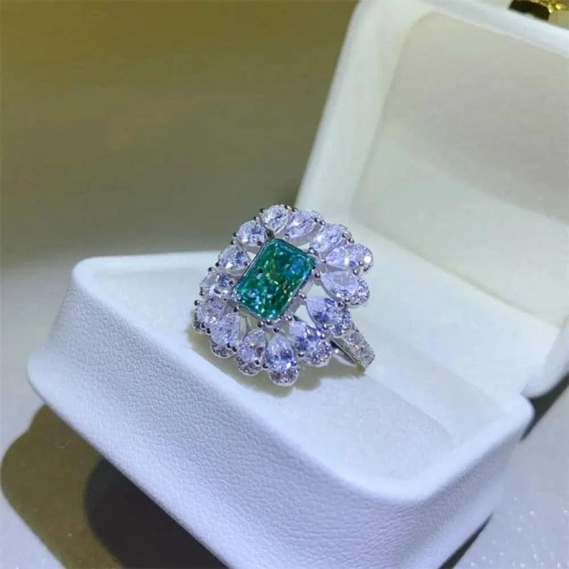 3 Carat Moissanite 925 Sterling Silver Ring - ShalayeFashion