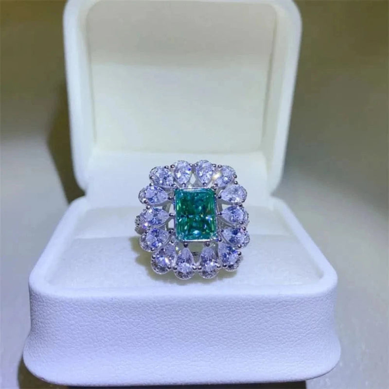 3 Carat Moissanite 925 Sterling Silver Ring - ShalayeFashion