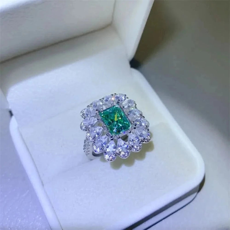 3 Carat Moissanite 925 Sterling Silver Ring - ShalayeFashion