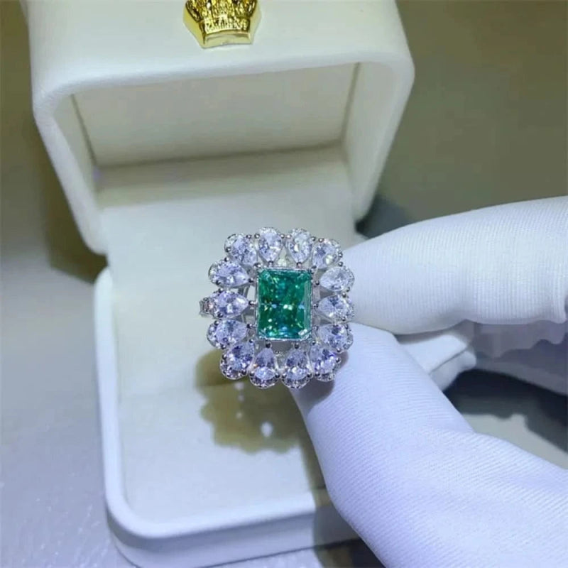 3 Carat Moissanite 925 Sterling Silver Ring - ShalayeFashion