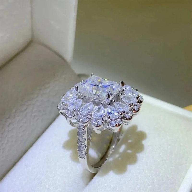 3 Carat Moissanite 925 Sterling Silver Ring - ShalayeFashion