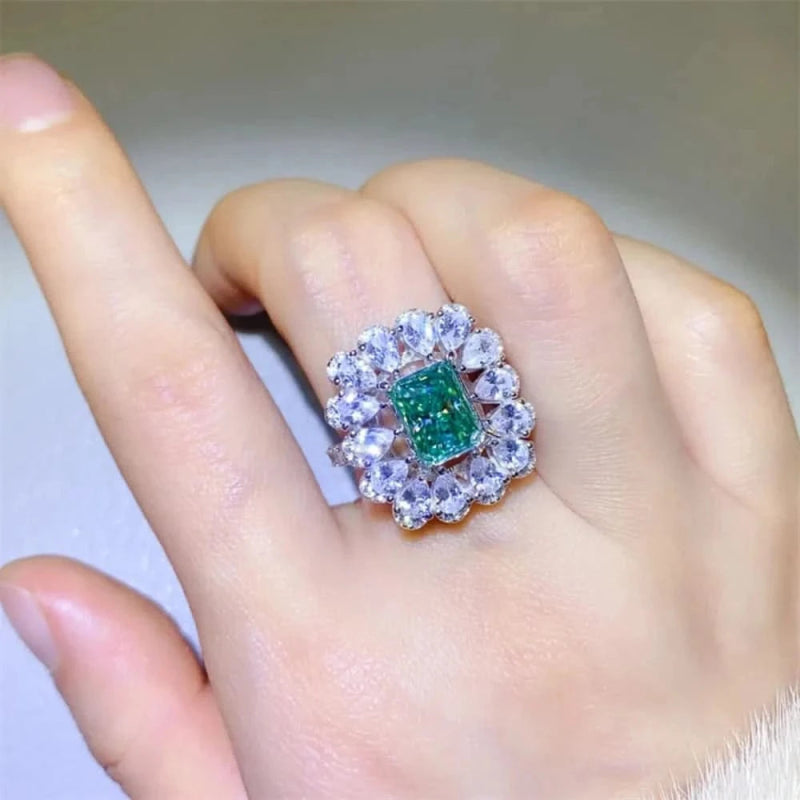 3 Carat Moissanite 925 Sterling Silver Ring - ShalayeFashion