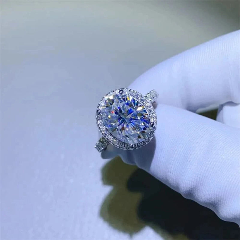 5 Carat Moissanite 925 Sterling Silver Ring - ShalayeFashion