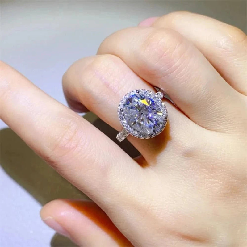 5 Carat Moissanite 925 Sterling Silver Ring - ShalayeFashion