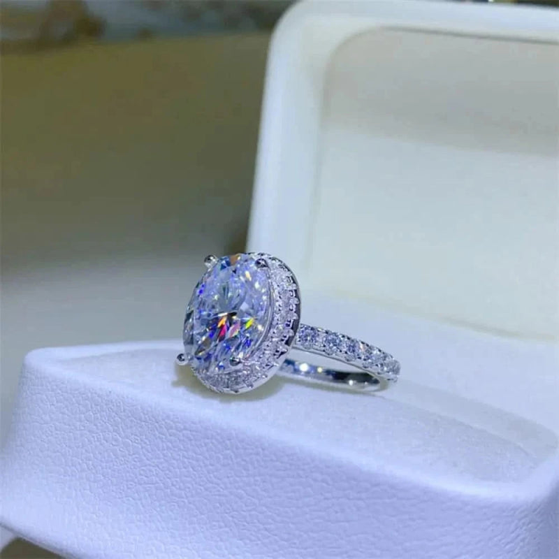 5 Carat Moissanite 925 Sterling Silver Ring - ShalayeFashion