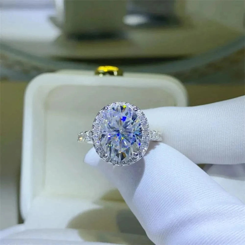 5 Carat Moissanite 925 Sterling Silver Ring - ShalayeFashion