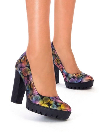 Women’s Handmade Leather Platform Pumps
